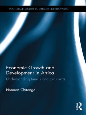 cover image of Economic Growth and Development in Africa